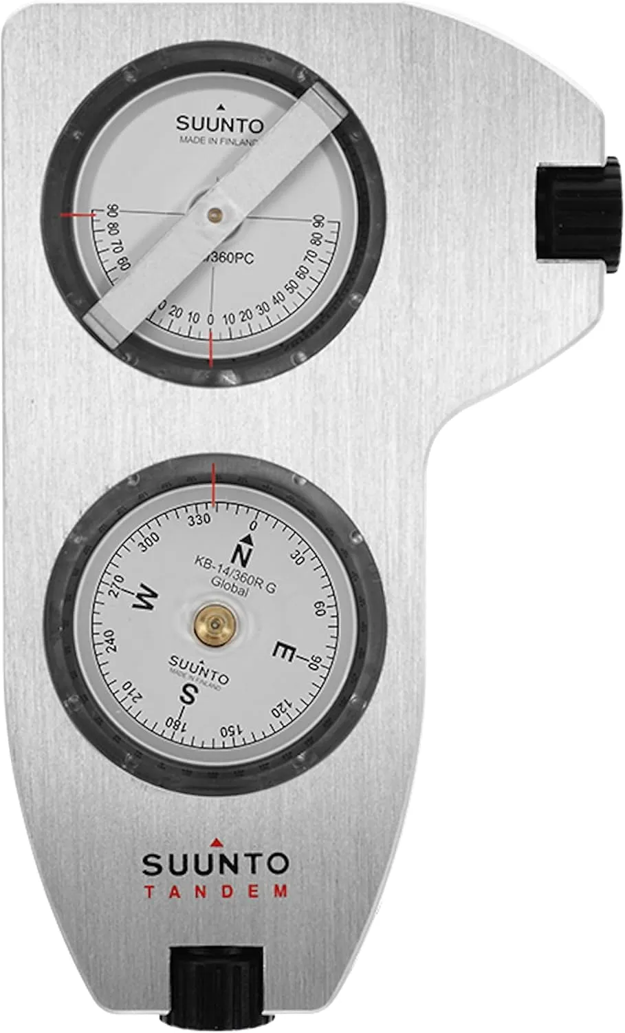 SUUNTO Tandem 360PC/360R G Compass/Clinometer: 2-in-1 Precision Compass and Clinometer for Professionals,white