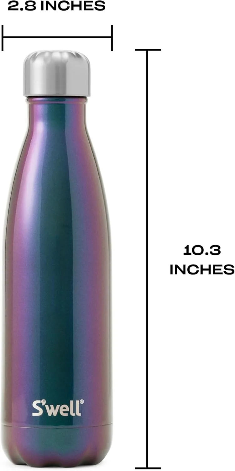 S'well Stainless Steel Water Bottle, 17oz, Supernova, Triple Layered Vacuum Insulated Containers Keeps Drinks Cold for 36 Hours and Hot for 18, BPA Free, Perfect for On the Go