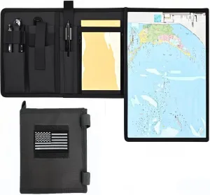 Tactical Pouch Map Case, Foldable Map Storage Holder with Waterproof TPU, Land Navigation Kit for Military Hiking