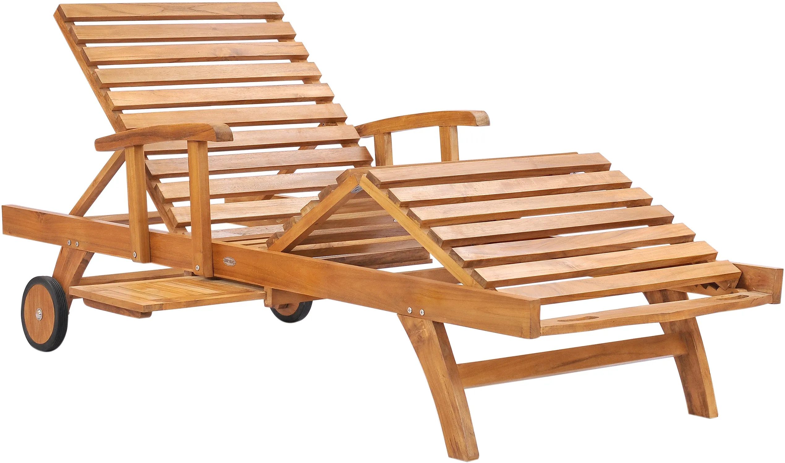 Teak Wood Bahama Pool and Patio Lounger