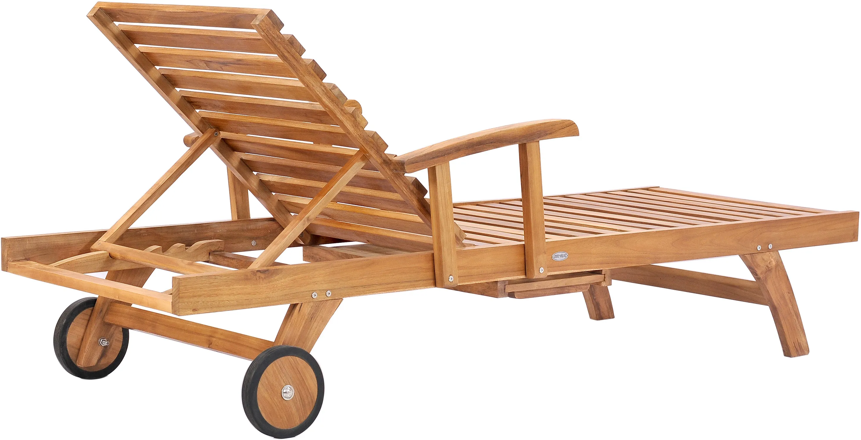 Teak Wood Bahama Pool and Patio Lounger