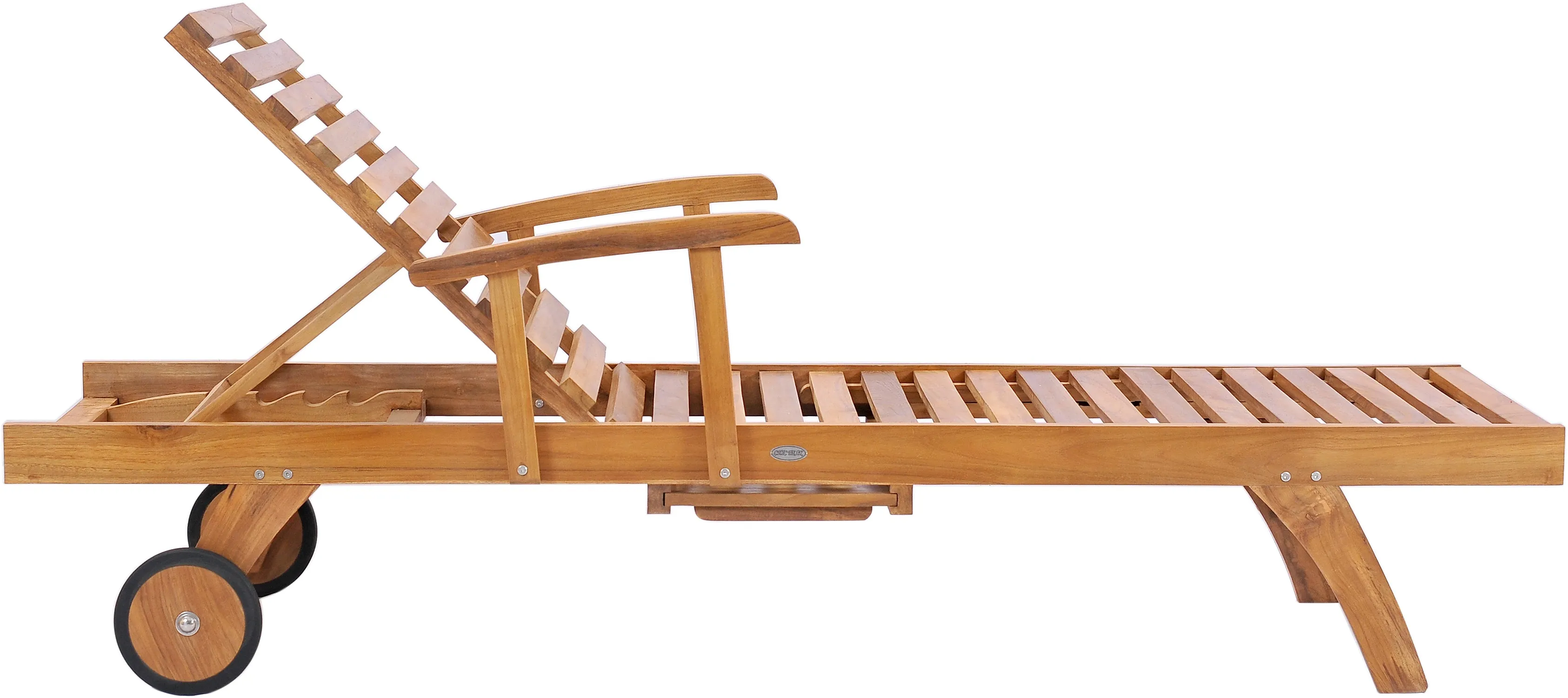 Teak Wood Bahama Pool and Patio Lounger
