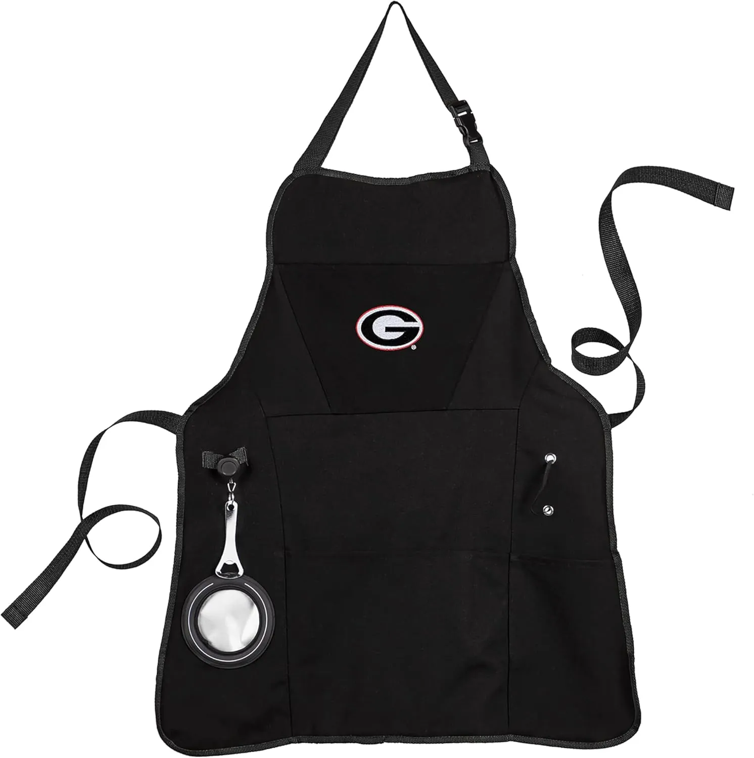 Team Sports America University of Michigan Grilling Apron | Bottle Opener and Insulated Beverage Holder | Adjustable Straps