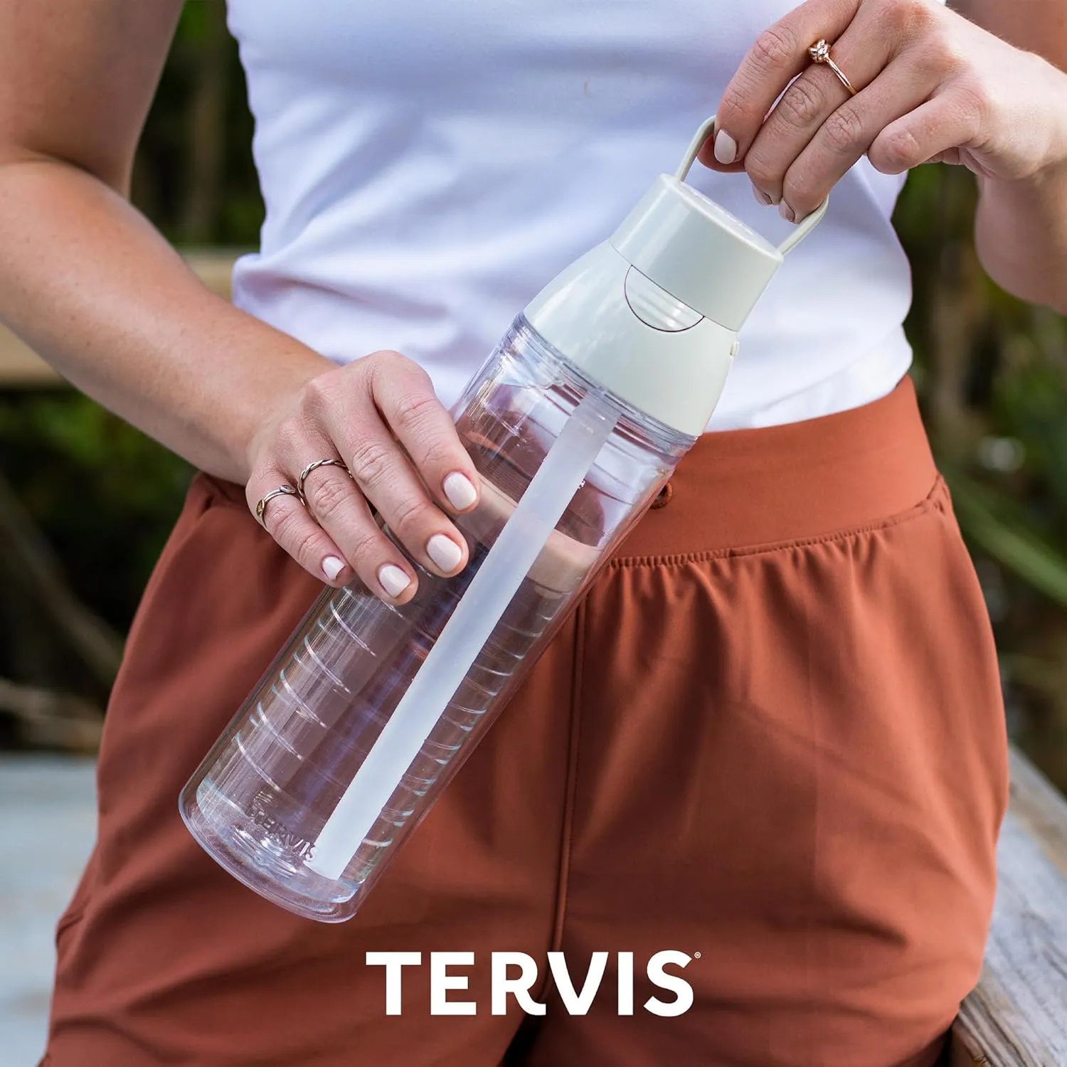 Tervis Explorer Collection Rugged Plaid Insulated Tumbler, 24oz Venture Lite Water Bottle, Classic