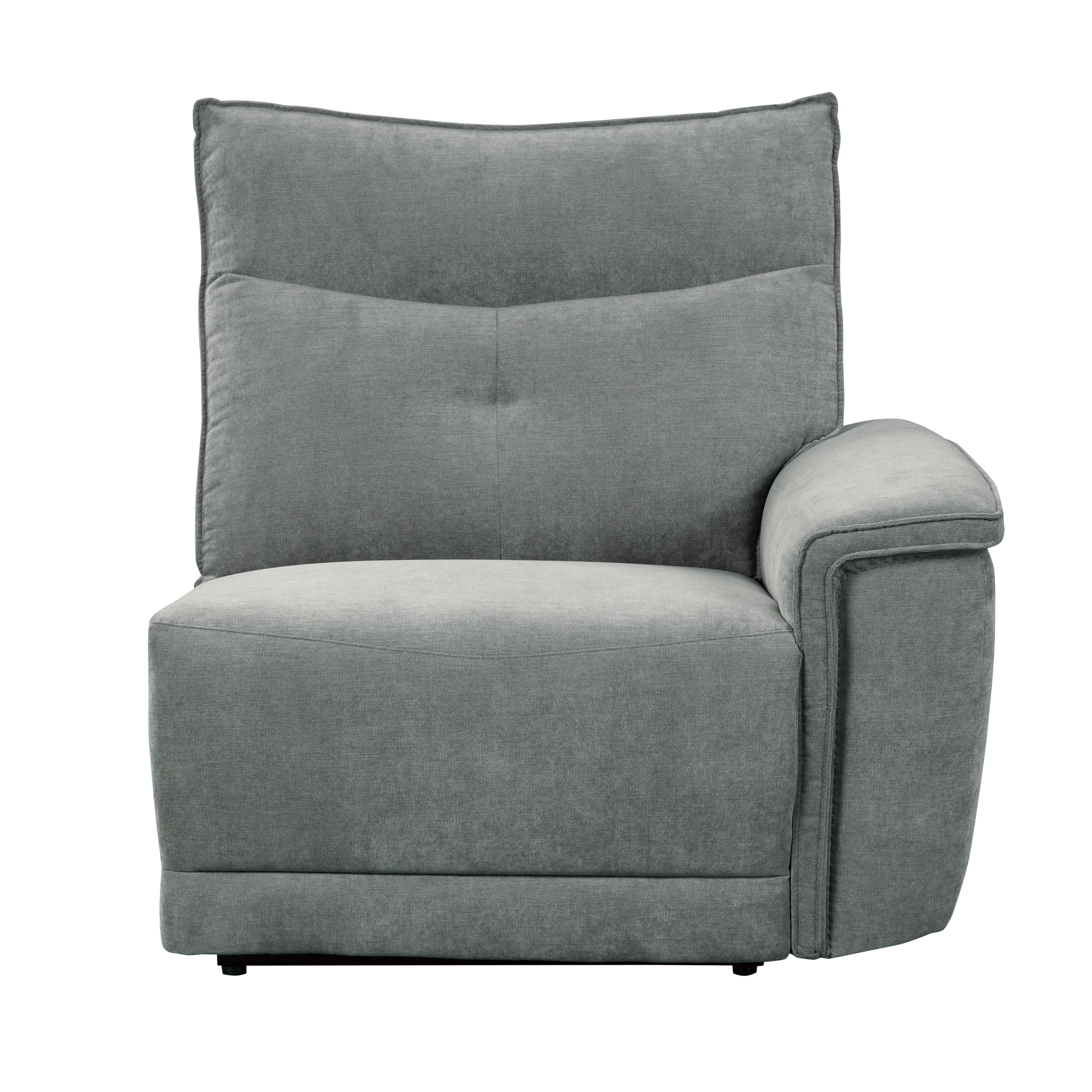 Tesoro Dark Gray Power Double Reclining Loveseat