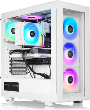 Thermaltake LCGS View i470T Gaming Desktop (Intel® Core™ i7-13700F, ToughRam 32GB DDR5 5600MT/s RGB Memory, NVIDIA® GeForce RTX™ 4070 Ti, 1TB NVMe M.2, WiFi, Windows 11) V35S-B760-B7T-LCS