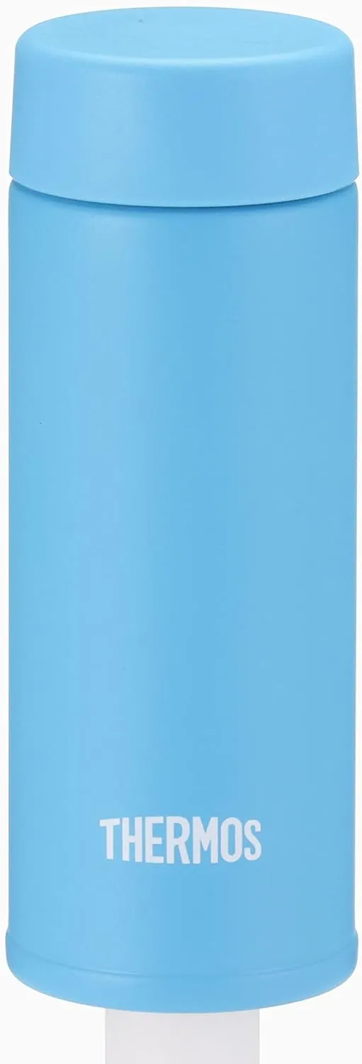 Thermos Water Bottle, Vacuum Insulated Pocket Mug, 4.2 fl oz (120 ml), Light Blue JOJ-120 LB (Small Capacity Model)