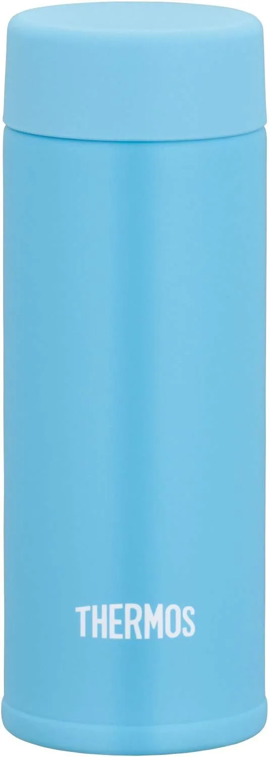 Thermos Water Bottle, Vacuum Insulated Pocket Mug, 4.2 fl oz (120 ml), Light Blue JOJ-120 LB (Small Capacity Model)