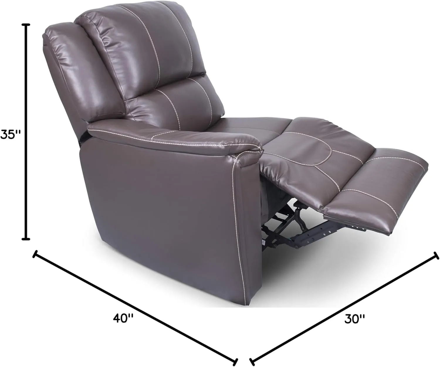 Thomas Payne 386638 Right Hand Recliner - Heritage Series (Majestic Chocolate)