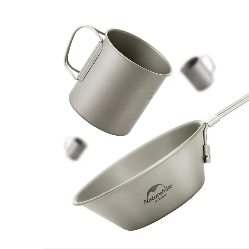 Titanium tableware set