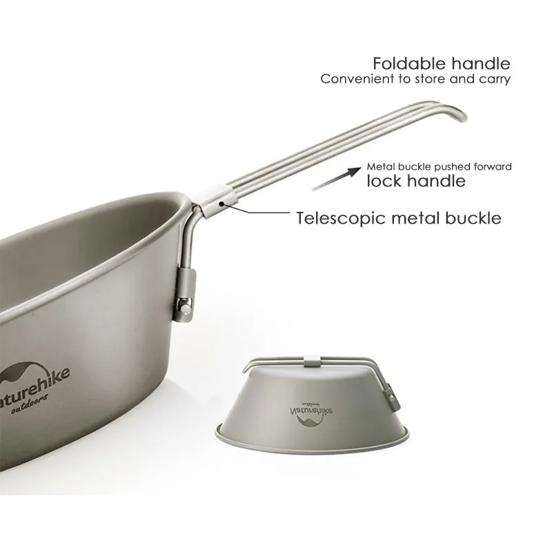 Titanium tableware set