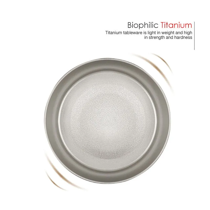 Titanium tableware set