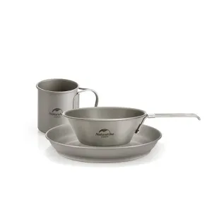 Titanium tableware set