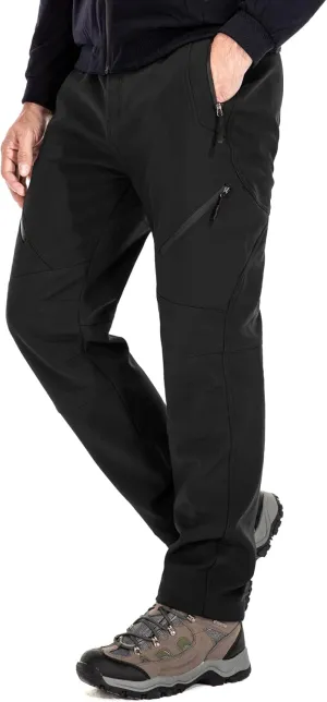 Toomett Snow pants men ski waterproof Hiking Insulated Fleece Lined winter Outdoor softshell cargo pants