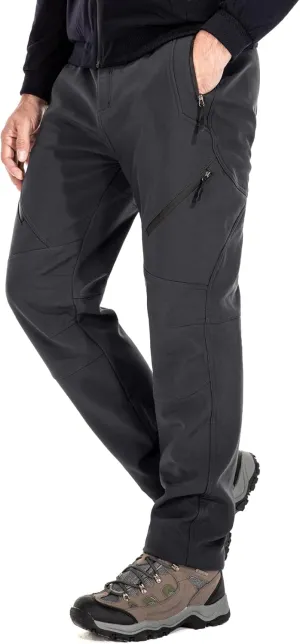 Toomett Snow pants men ski waterproof Hiking Insulated Fleece Lined winter Outdoor softshell cargo pants