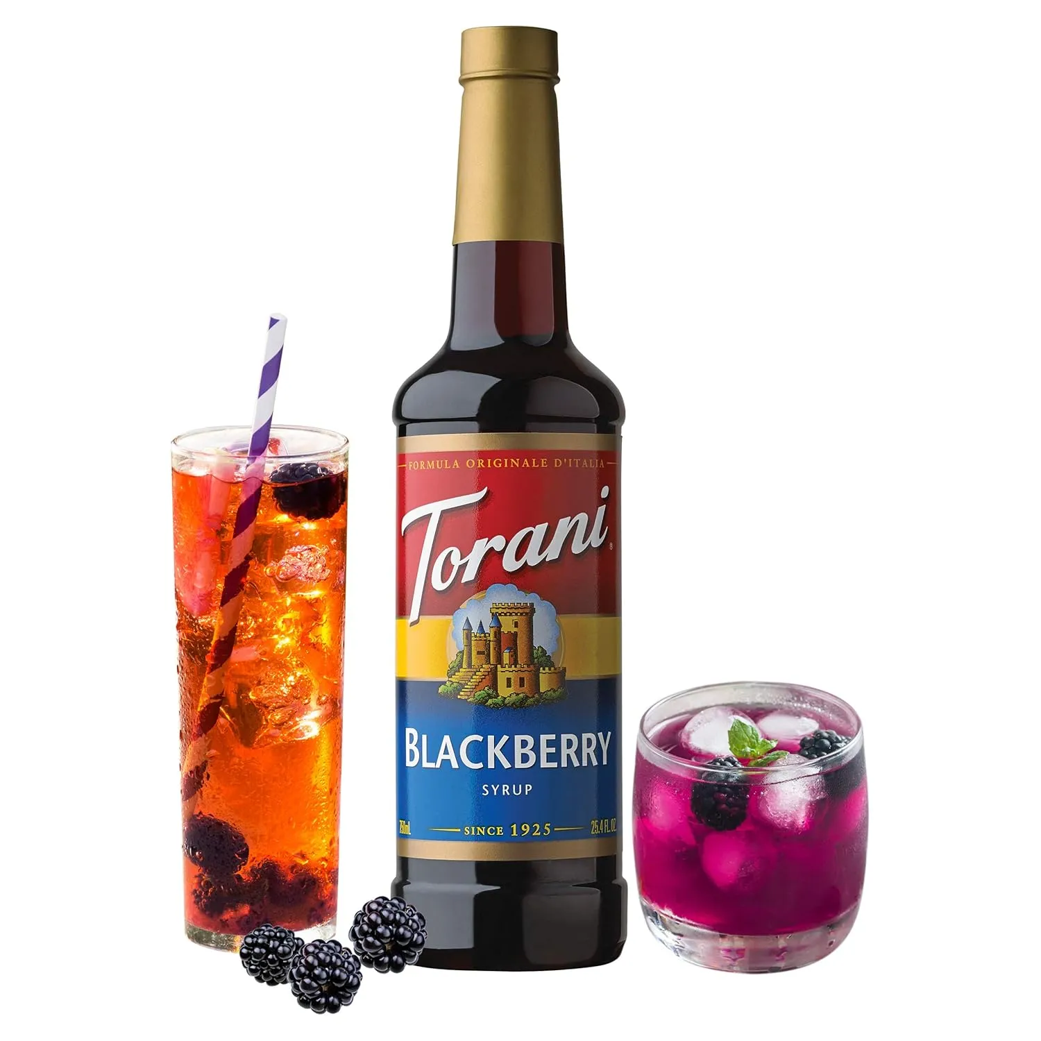Torani Syrup, Blackberry, 25.4 Ounces (Pack of 4)