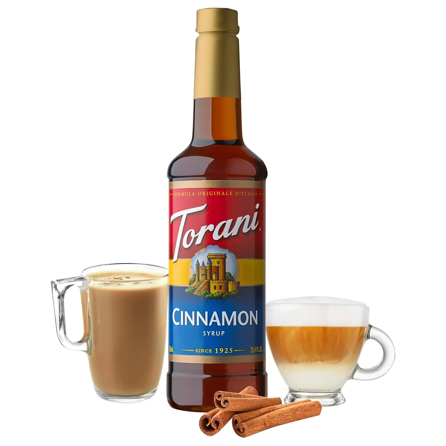 Torani Syrup, Cinnamon, 25.4 Ounces (Pack of 4)