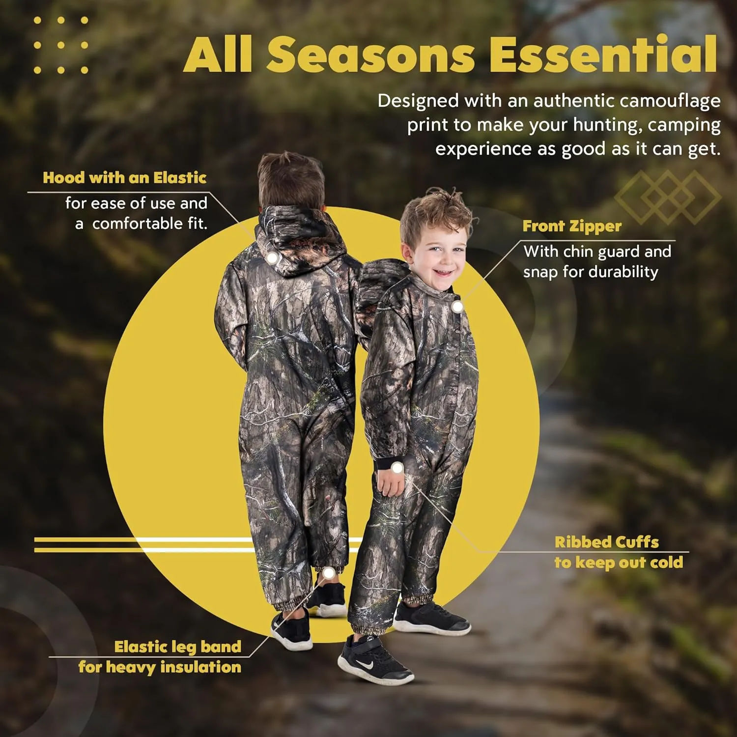 TrailCrest by Treel Infant-Toddler One Piece Snowsuits Overalls Waterproof Ski Suits Jumpsuits
