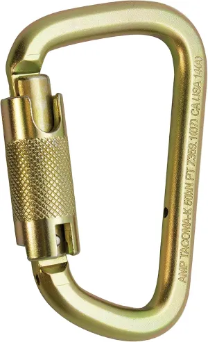 Triple Lock Carabiner - Gold, Tacoma Extra Duty 60KN