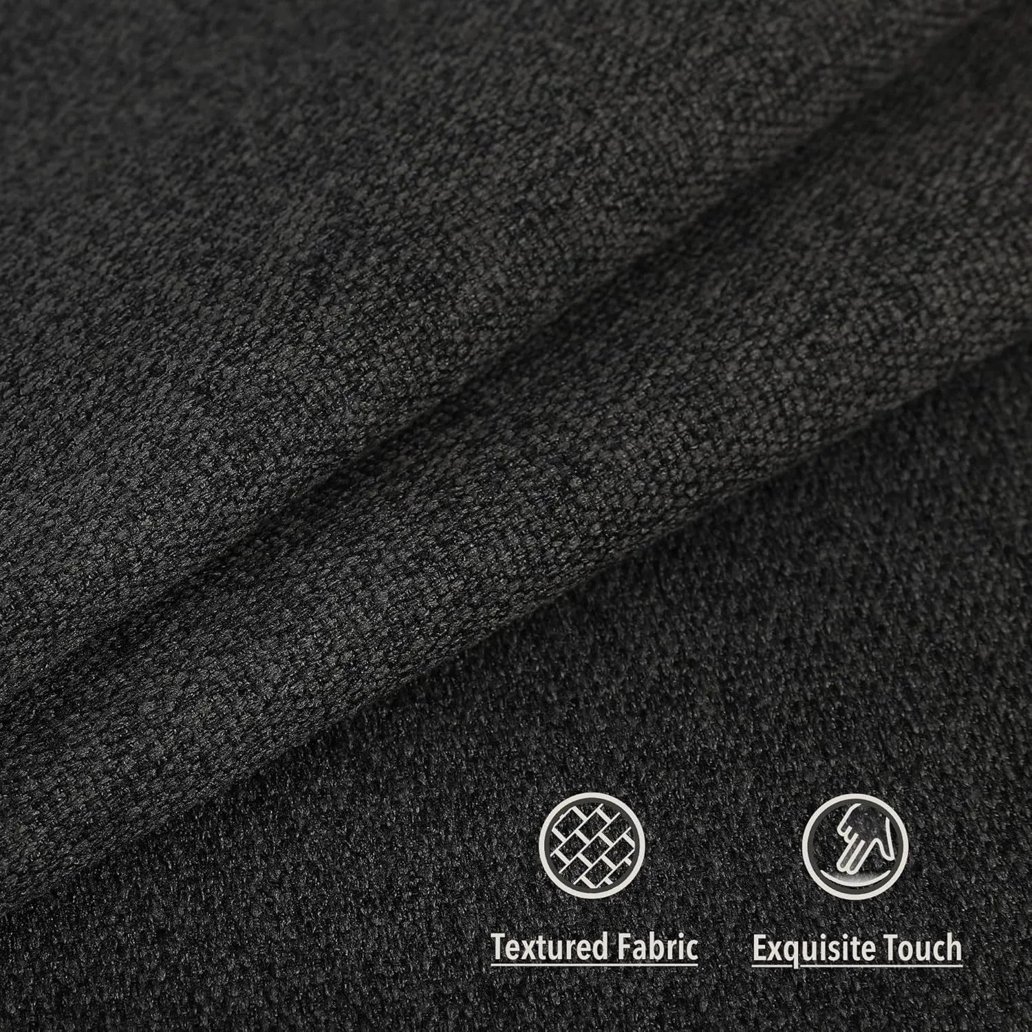 Tromlycs 14x14 Metal Chair Cushions Pads Set of 2 for Tolix Metal Chairs Small Seat Cushions 14 inch Black Gray