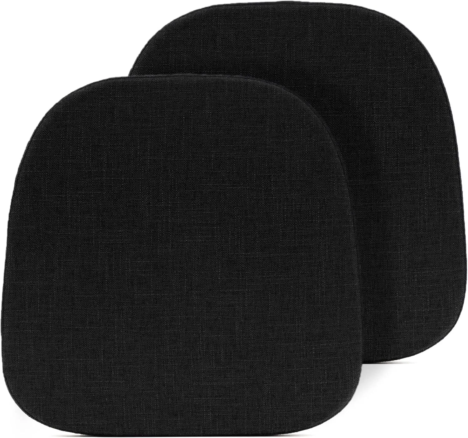 Tromlycs 14x14 Metal Chair Cushions Pads Set of 2 for Tolix Metal Chairs Small Seat Cushions 14 inch Black