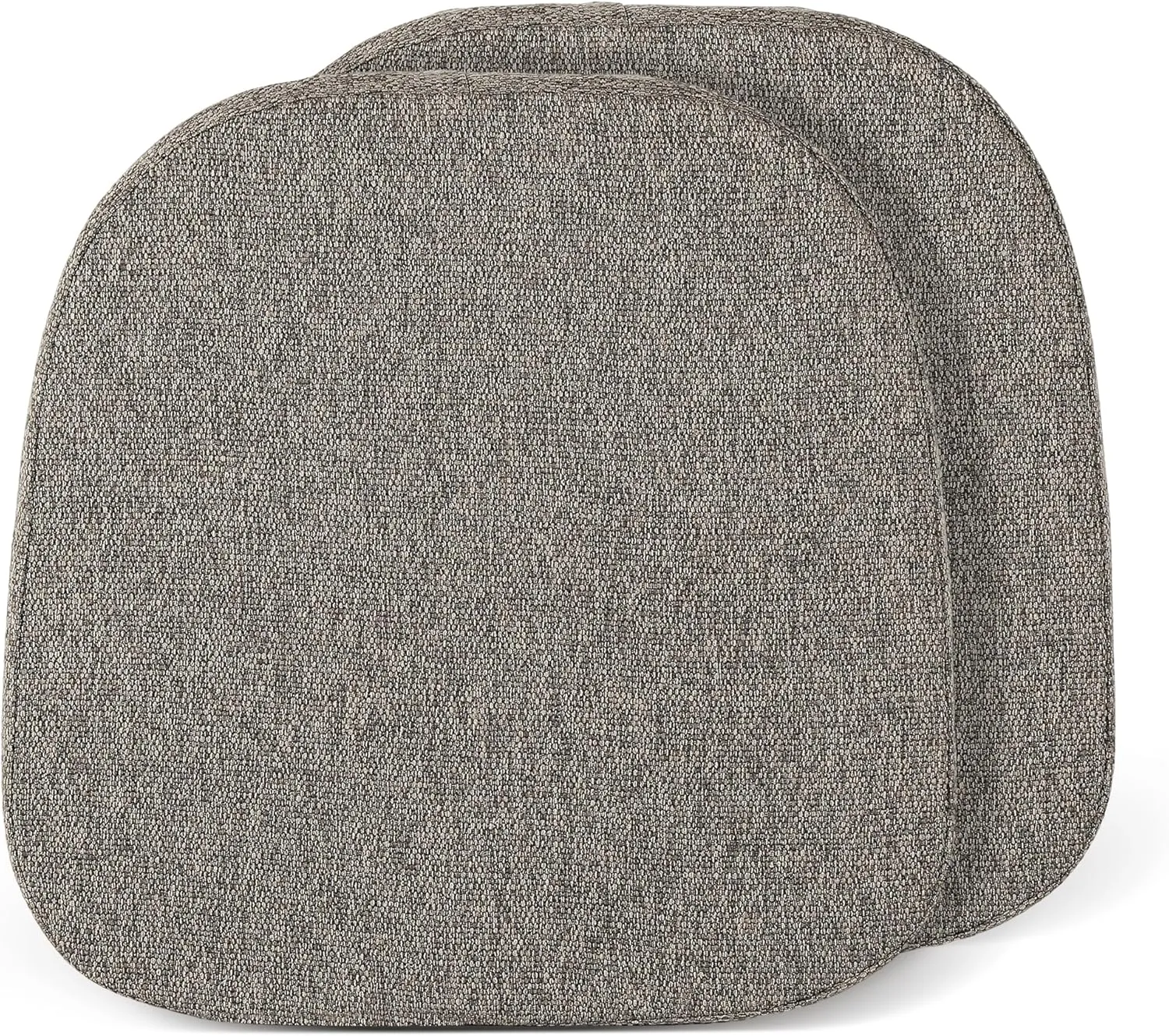 Tromlycs 14x14 Metal Chair Cushions Pads Set of 2 for Tolix Metal Chairs Small Seat Cushions 14 inch Taupe