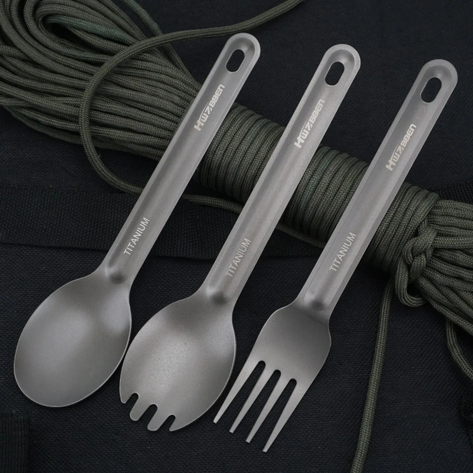 Ultra Lightweight Titanium Cutlery Set