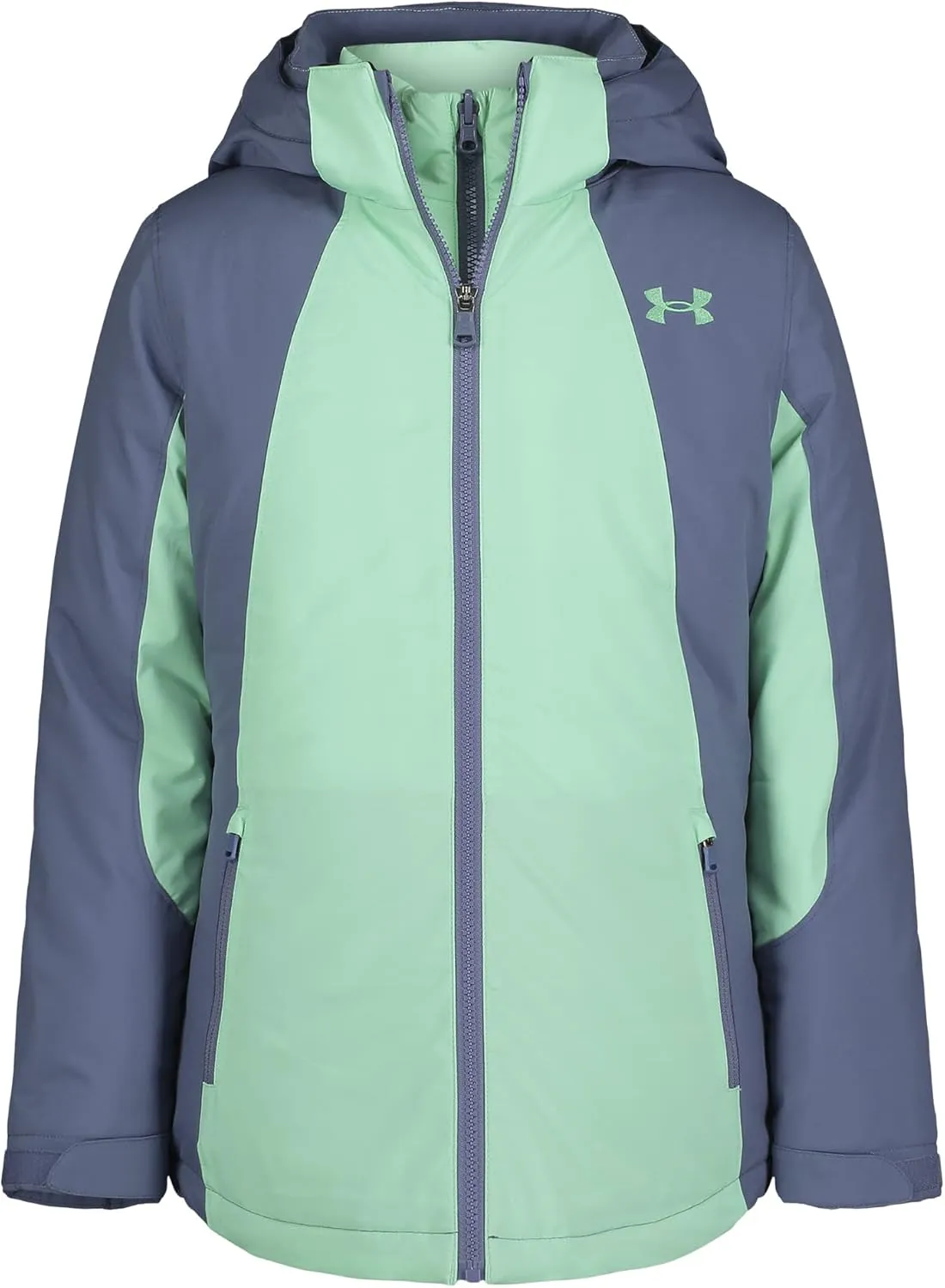 Under Armour Girls' Westward 3-in-1 Jacket, Removable Hood & Liner, Windproof & Water Repellant