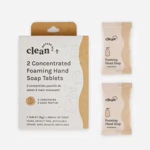 Unscented Foaming Hand Soap Tablets