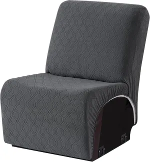 VANSOFY Extra Large Reclining Sectional Couch Covers, Washable 5-Piece Sofa Covers for L Shape Sectional Sofa Corner Seater, Thick, Soft Sofa Slipcovers (Additional Cover, Charcoal Gray)