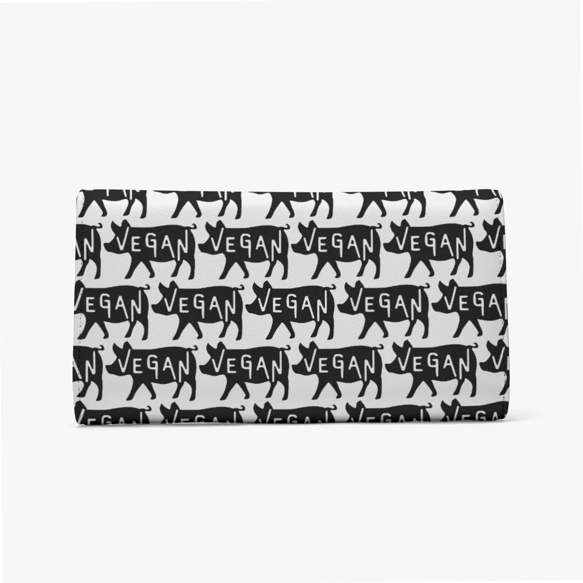 VEGAN Faux Leather Foldable Wallet