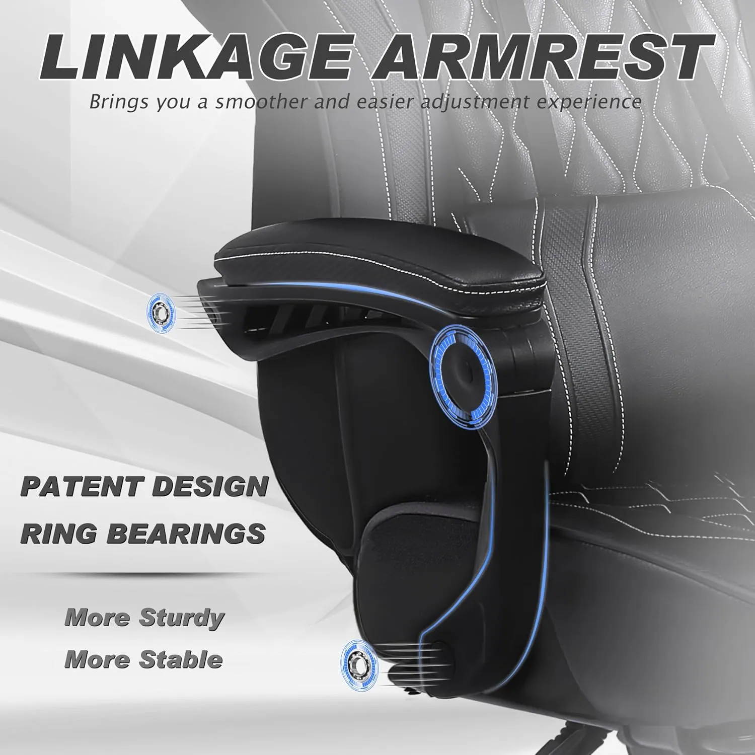 Vonesse Gaming Chair for Adults Gaming Chairs with Footrest Reclining Computer Gaming Chair for Heavy People Ergonomic Gamer Chair Big and Tall (Black)