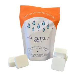 Wake Me Up Shower Steamers, Aromatherapy Shower Steamers, Shower Tablets Aromatherapy, Shower Steamers with Essential Oils, Shower Bombs Made in the USA, Stress Relief and Self Care, Self Care Gifts