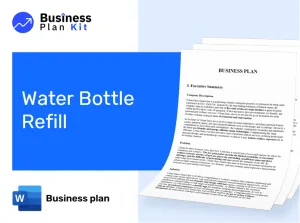 Water Bottle Refill Business Plan Example