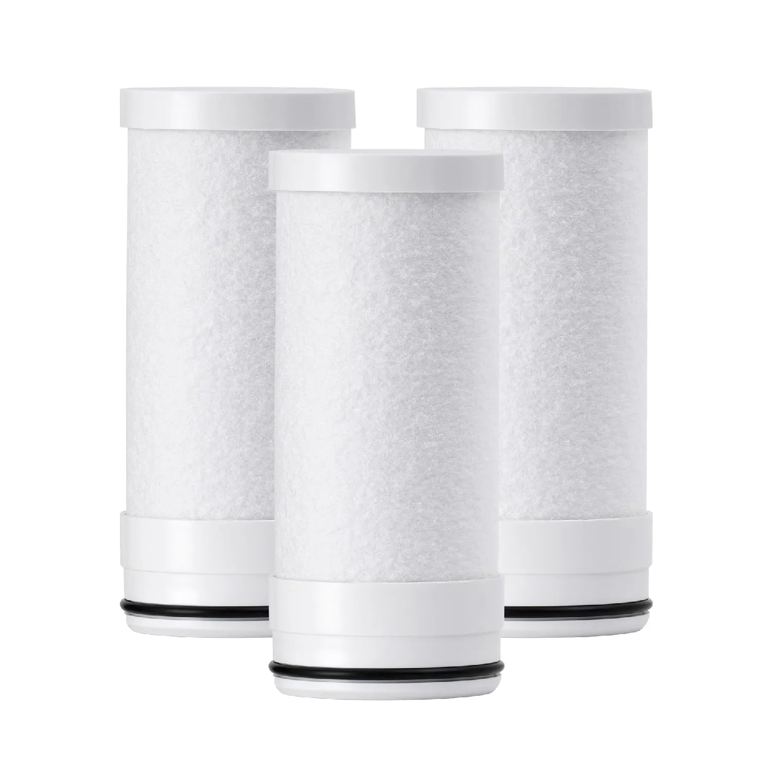 Waterdrop WD-FF-03A Faucet Replacement Filter, Carbon Block Filter Fits WD-FC-01, WD-FC-02, WD-FC-06, Reduces Chlorine, Heavy Metals and Bad Taste, Pack of 3