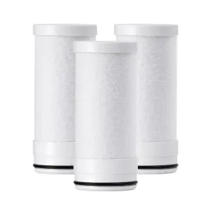 Waterdrop WD-FF-03A Faucet Replacement Filter, Carbon Block Filter Fits WD-FC-01, WD-FC-02, WD-FC-06, Reduces Chlorine, Heavy Metals and Bad Taste, Pack of 3