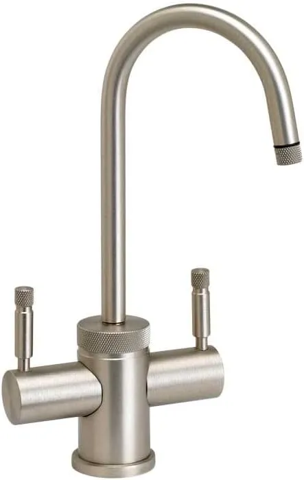 Waterstone 1450HC-AB Industrial C-Spout Hot & Cold Filtration Faucet Antique Brass