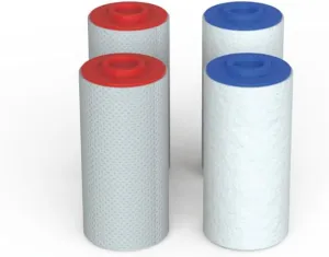 Weddell Duo Shower Filter Twin Pack Replacement Cartridges - NSF Certified Shower Filter, Removes Chlorine, PFAS, & Particulates, Clinically Tested For Healthier Skin & Hair (2 2)