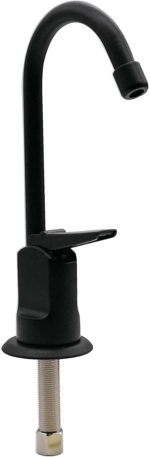 Westbrass D203-NL-62 6" Touch-Flo Style Pure Cold Water Dispenser Faucet, Matte Black