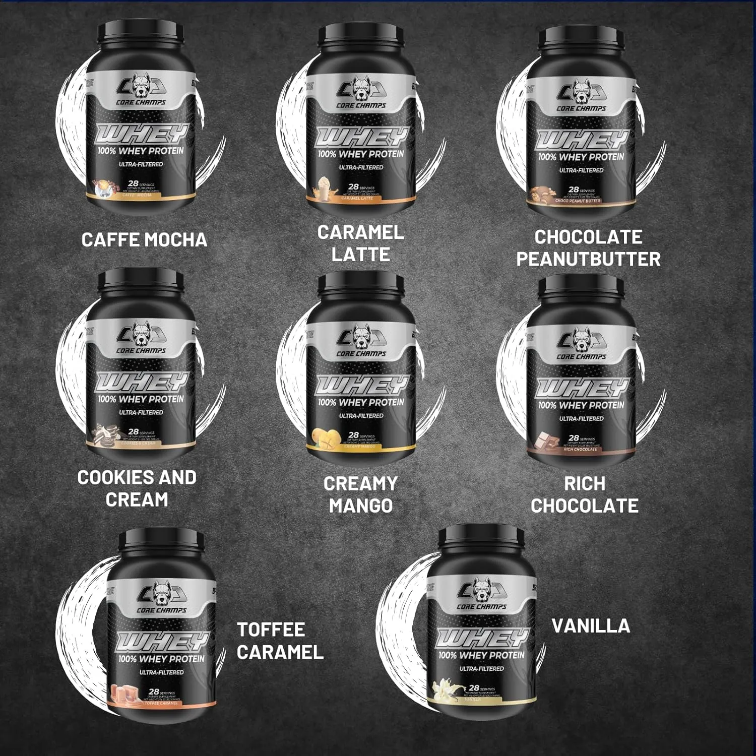 Whey Protein Powder | 100% Ultra Filtered Whey | 25g Protein   All Essential Amino Acids | for Strength & Lean Muscle | 2 Pounds (Rich Chocolate)