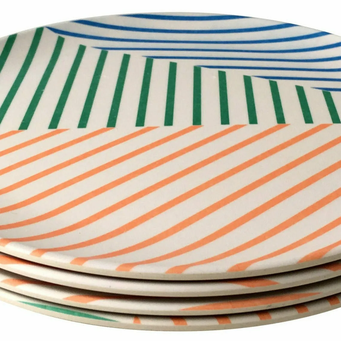 Xenia Taler Bamboo Dinner Plate Set 4