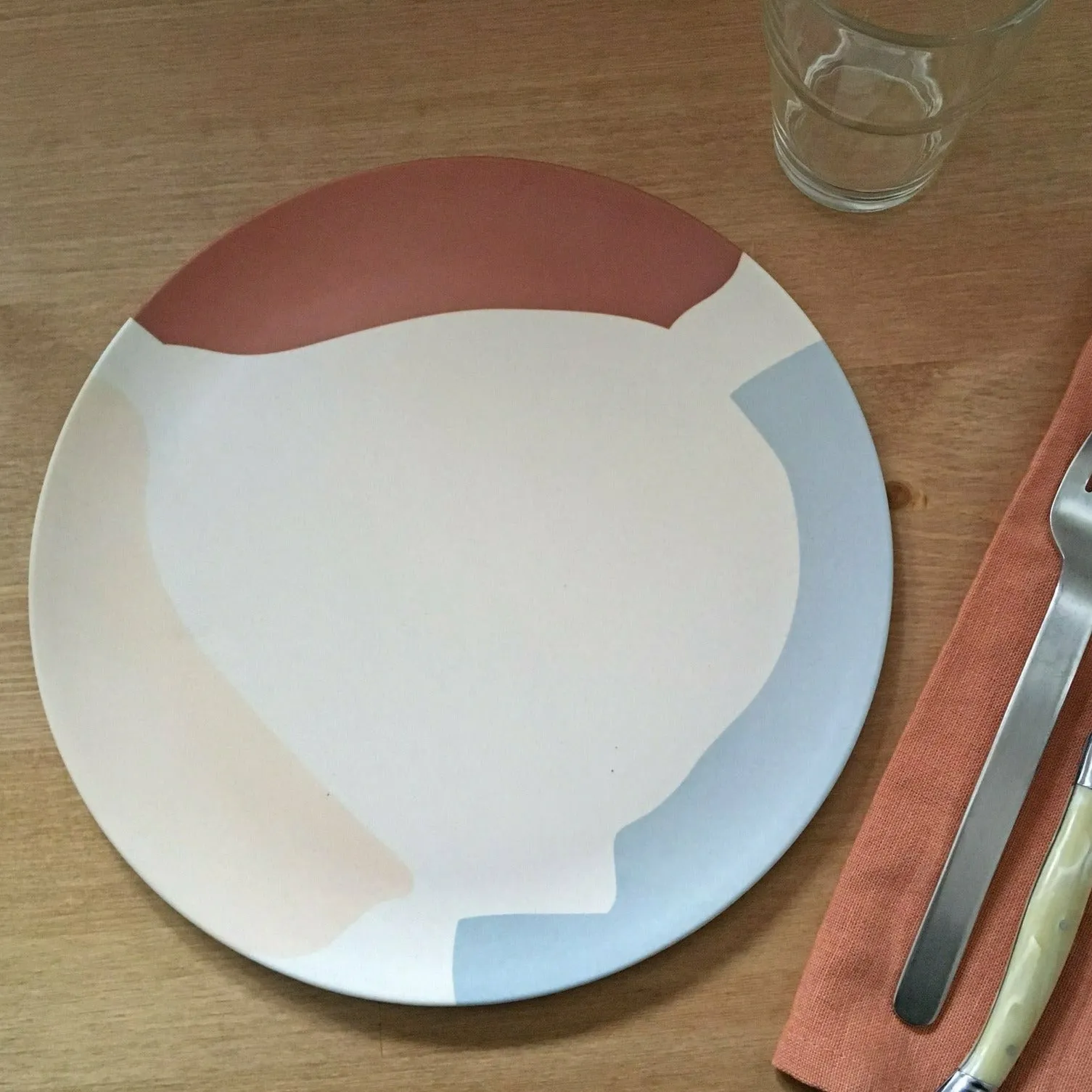 Xenia Taler Bamboo Dinner Plate Set 4
