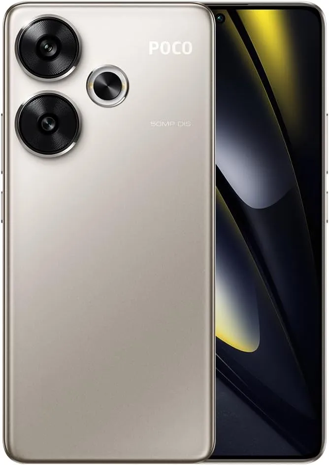 Xiaomi Poco F6 5G   4G Lte (for Tmobile Mint Tello & Global) 256Gb   8Gb Global Version Unlocked 6.67 120Hz 50Mp Triple Camera (Titanium)