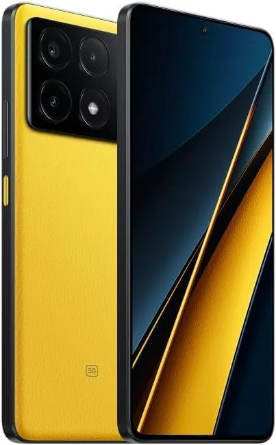 Xiaomi Poco X6 Pro 5G Global Unlocked (512GB   12GB) GSM 6.67" 64MP Triple Camera (for Tmobile Mint Tello Global) (Yellow Global ROM)