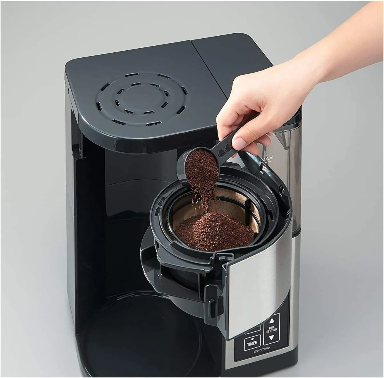 Zojirushi EC-YTC100XB 10-Cup Coffee Maker (Stainless Steel/Black)