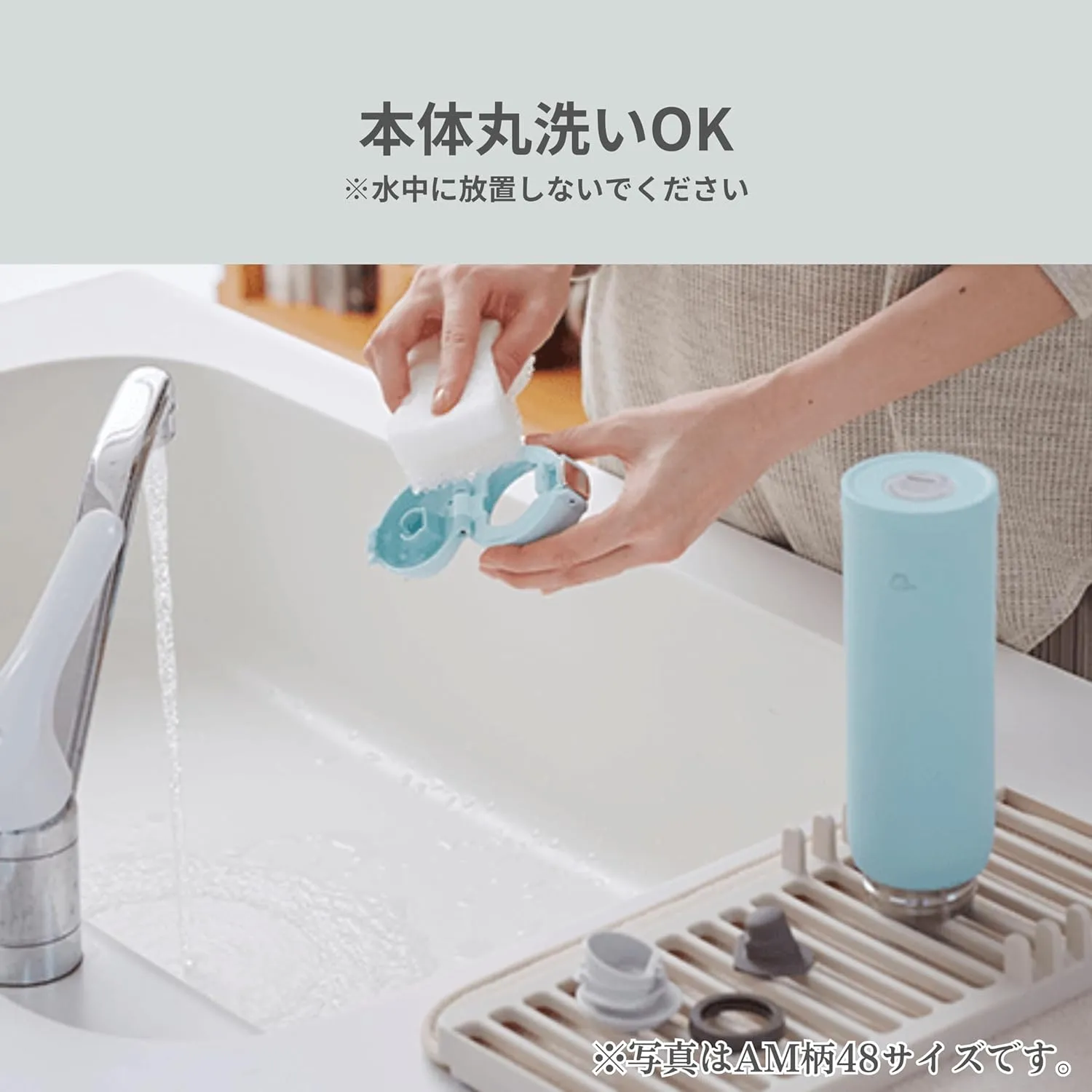 Zojirushi (ZOJIRUSHI) Water bottle direct drinking [One-touch open] Stainless mug 600ml Navy SM-SF60-AD
